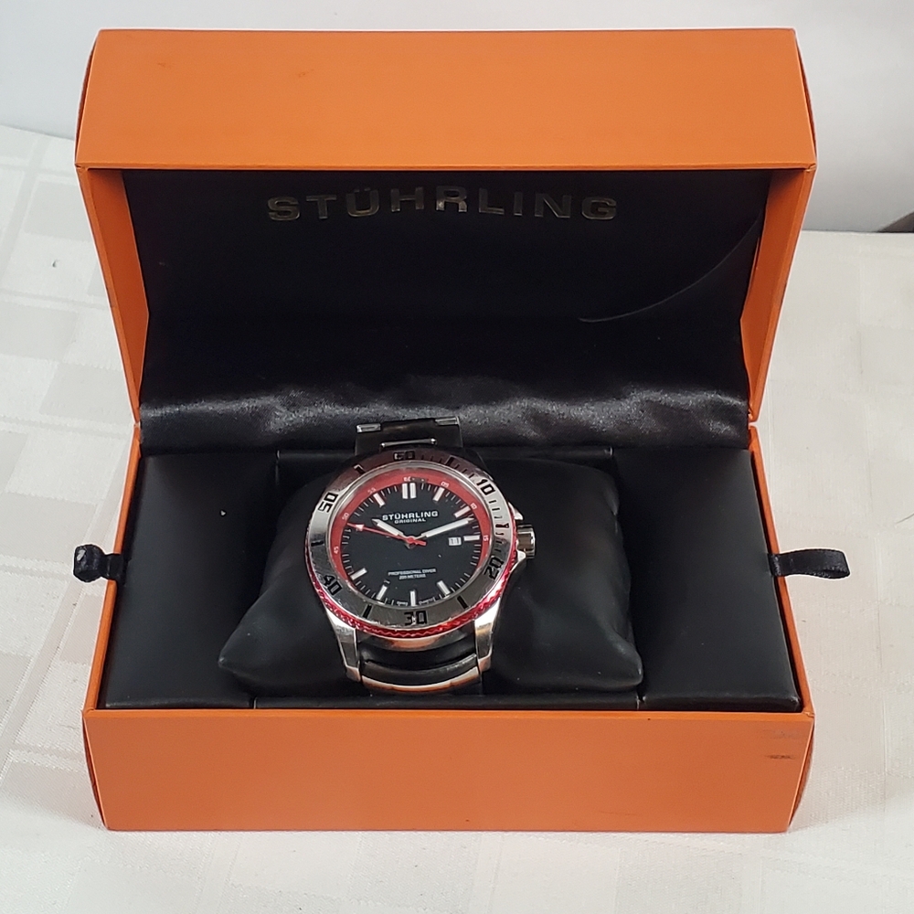 Stuhrling Watch And Box Read Description!!!